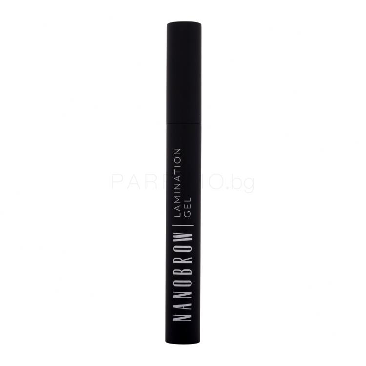 Nanobrow Lamination Gel Спирала за вежди за жени 7 ml Нюанс Black