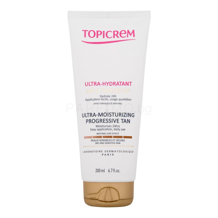 Topicrem Ultra-Moisturizing Progrerssive Tan Автобронзант за жени 200 ml