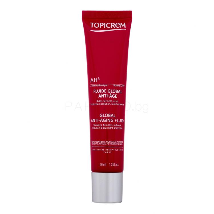 Topicrem AH³ Global Anti-Aging Fluid Дневен крем за лице за жени 40 ml