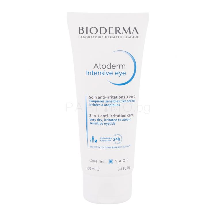 BIODERMA Atoderm Intensive Eye 3-In-1 Anti-Irritation Care Околоочен крем 100 ml увредена кутия