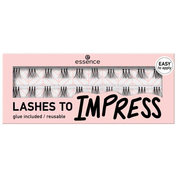 Essence Lashes To Impress 07 Bundled Single Lashes Изкуствени мигли за жени 1 бр