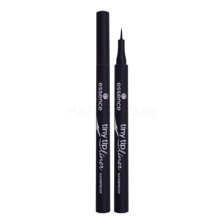 Essence Tiny Tip Liner Waterproof Очна линия за жени 1,1 ml Нюанс 01 Deep Black