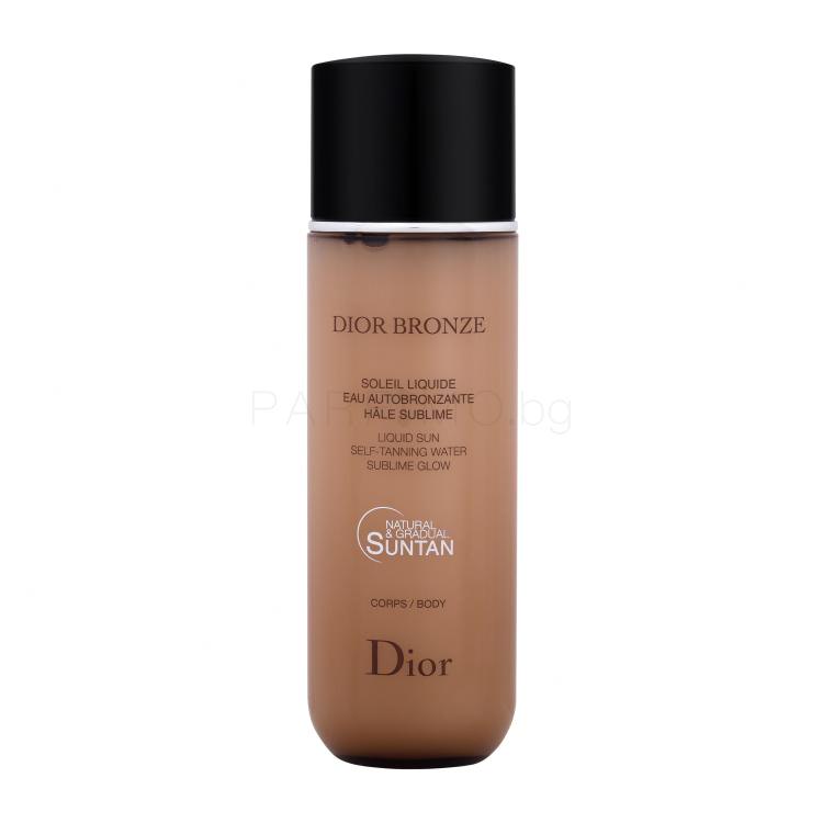 Dior Bronze Liquid Sun Self-Tanning Water Sublime Glow Автобронзант за жени 100 ml