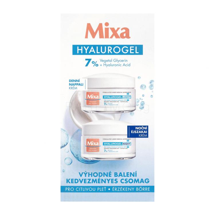 Mixa Hyalurogel Подаръчен комплект дневен крем за лице Hyalurogel Light 50 ml + нощен крем за лице Hyalurogel Night 50 ml