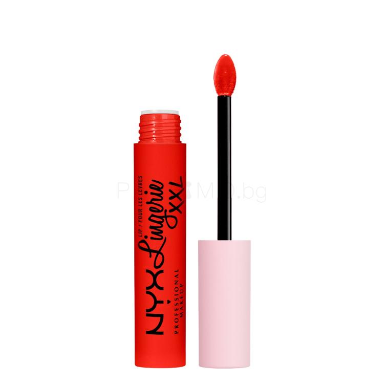 NYX Professional Makeup Lip Lingerie XXL Червило за жени 4 ml Нюанс 27 On Fuego