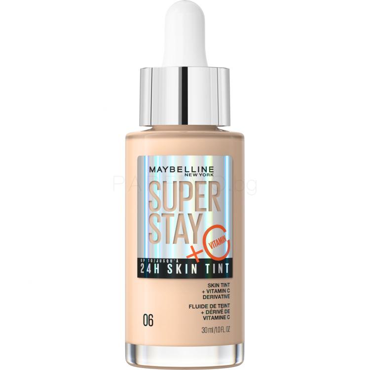 Maybelline Superstay 24H Skin Tint + Vitamin C Фон дьо тен за жени 30 ml Нюанс 06