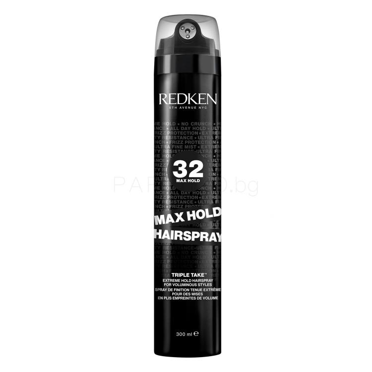 Redken Triple Take 32 Max Hold Hairspray Лак за коса за жени 300 ml