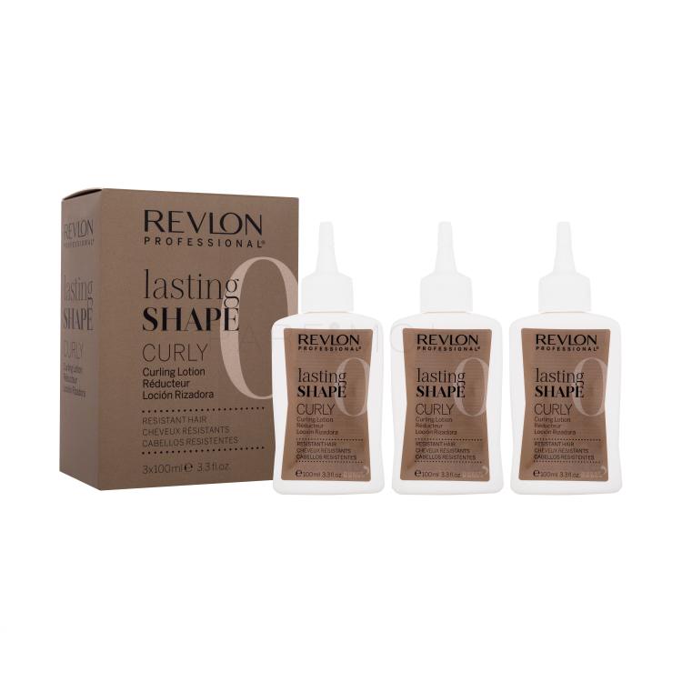 Revlon Professional Lasting Shape Curly Curling Lotion Resistant Hair 0 За задържане на къдриците за жени 3x100 ml