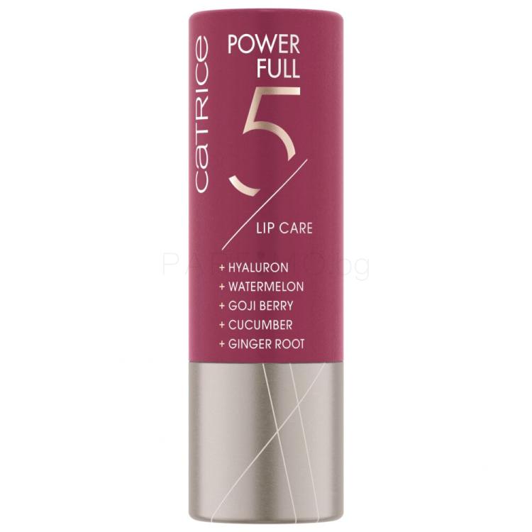 Catrice Power Full 5 Lip Care Балсам за устни за жени 3,5 g Нюанс 030 Sweet Cherry