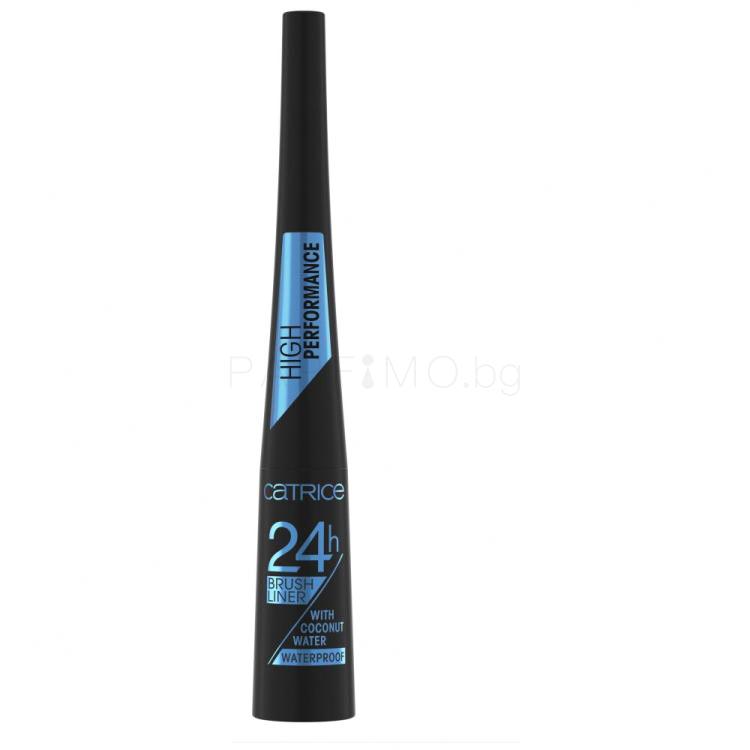 Catrice 24H Brush Liner Waterproof Очна линия за жени 3 ml Нюанс 010 Ultra Black Waterproof