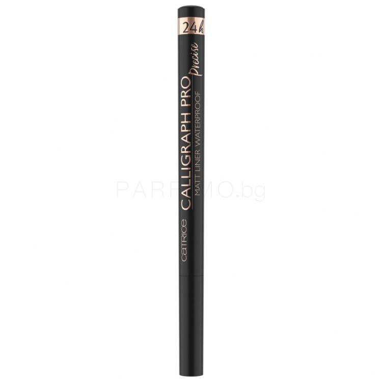 Catrice Calligraph Pro Presice Matt Liner Waterproof Очна линия за жени 1,2 ml Нюанс 010 Intense Black