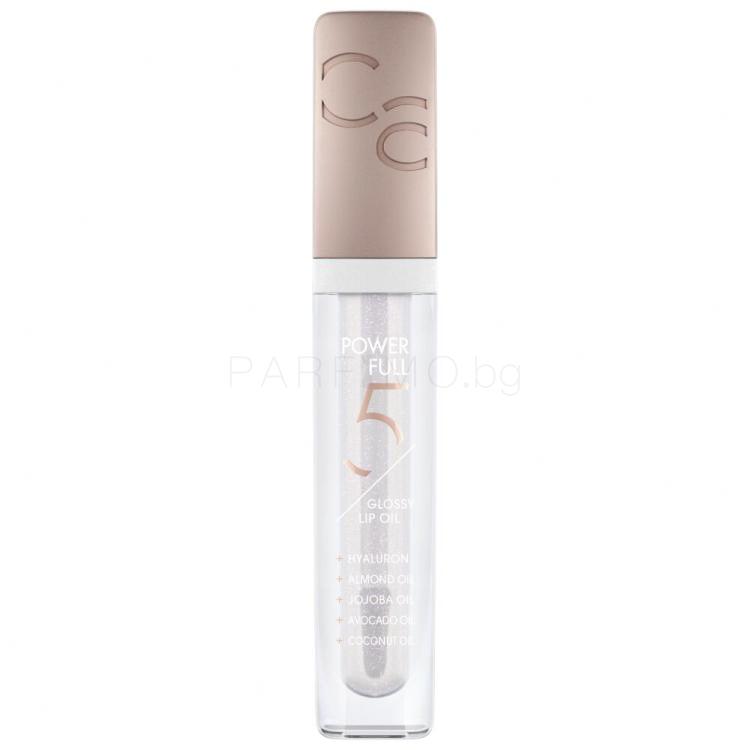 Catrice Power Full 5 Lip Oil Масло за устни за жени 4,5 ml Нюанс 010 Frosted Sugar