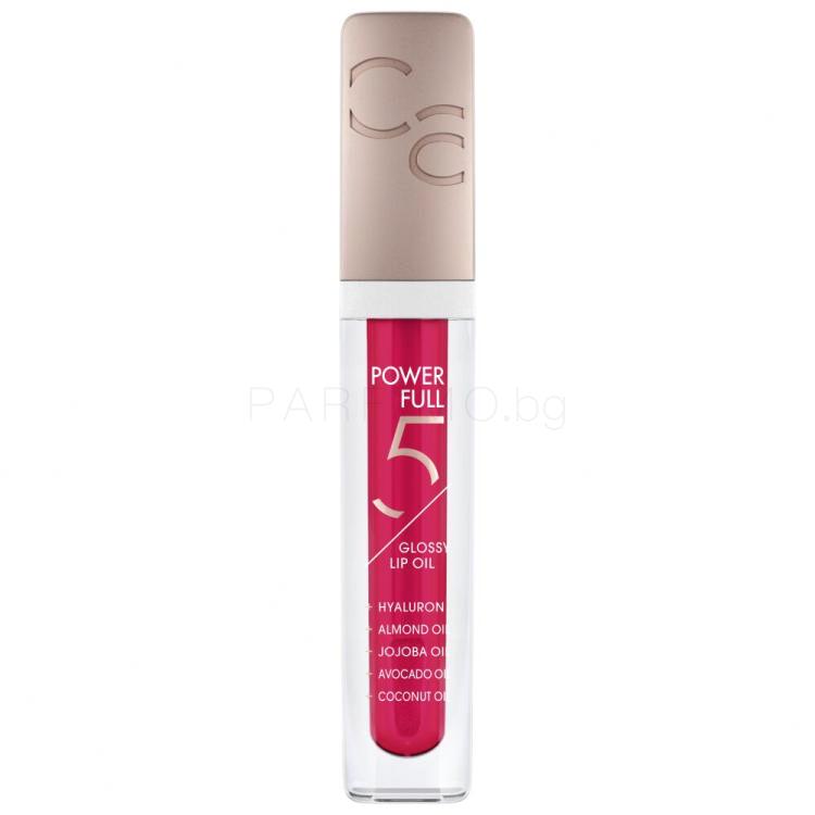 Catrice Power Full 5 Lip Oil Масло за устни за жени 4,5 ml Нюанс 040 Raspberry Glow