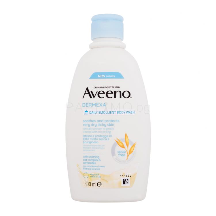 Aveeno Dermexa Daily Emollient Body Wash Душ гел 300 ml увредена кутия