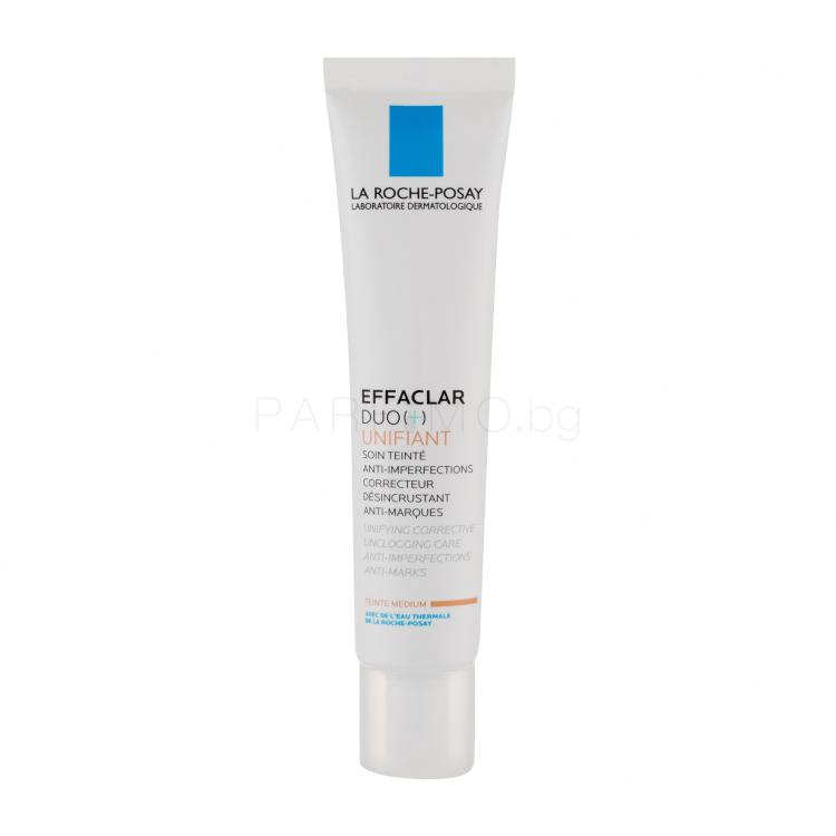 La Roche-Posay Effaclar Duo (+) Unifiant Дневен крем за лице за жени 40 ml Нюанс Medium увредена кутия