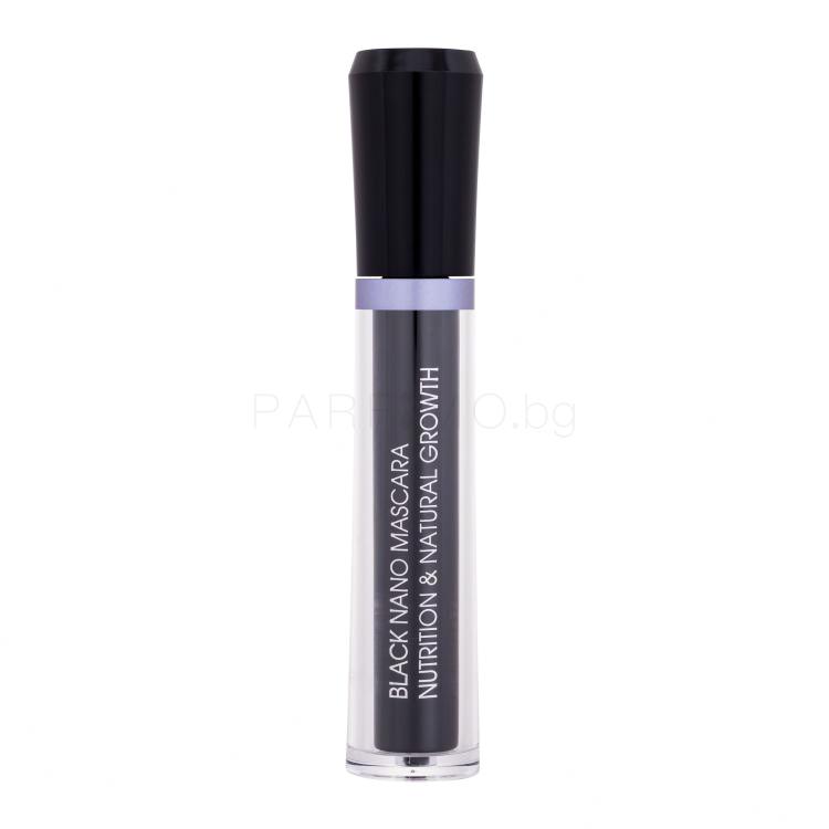 M2 Beauté Black Nano Mascara Nutrition &amp; Natural Growth Спирала за жени 6 ml Нюанс Black