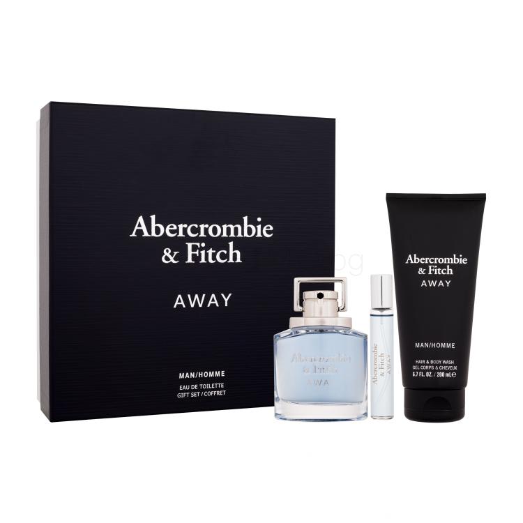 Abercrombie &amp; Fitch Away Подаръчен комплект EDT 100 ml + EDT 15 ml + душ гел 200 ml