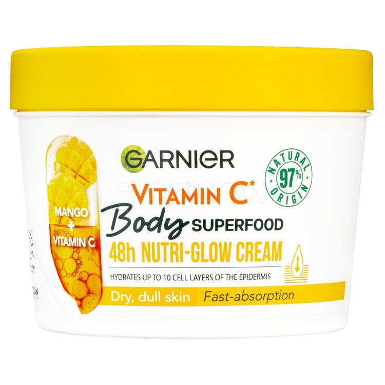 Garnier Body Superfood 48h Nutri-Glow Cream Vitamin C Крем за тяло за жени 380 ml