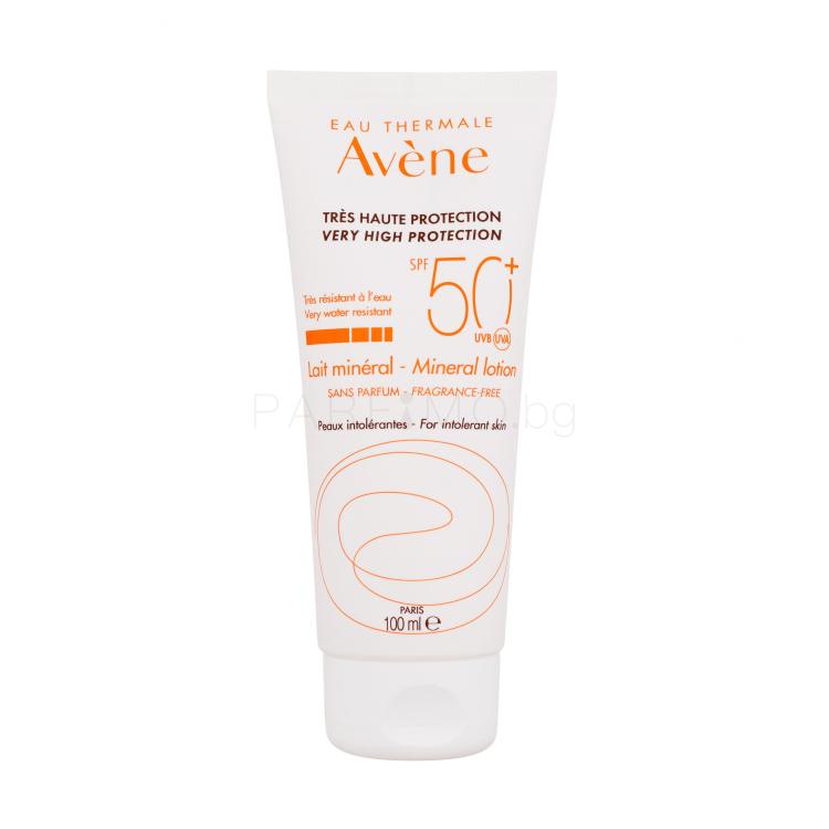 Avene Sun Mineral Milk SPF50+ Слънцезащитна козметика за тяло 100 ml