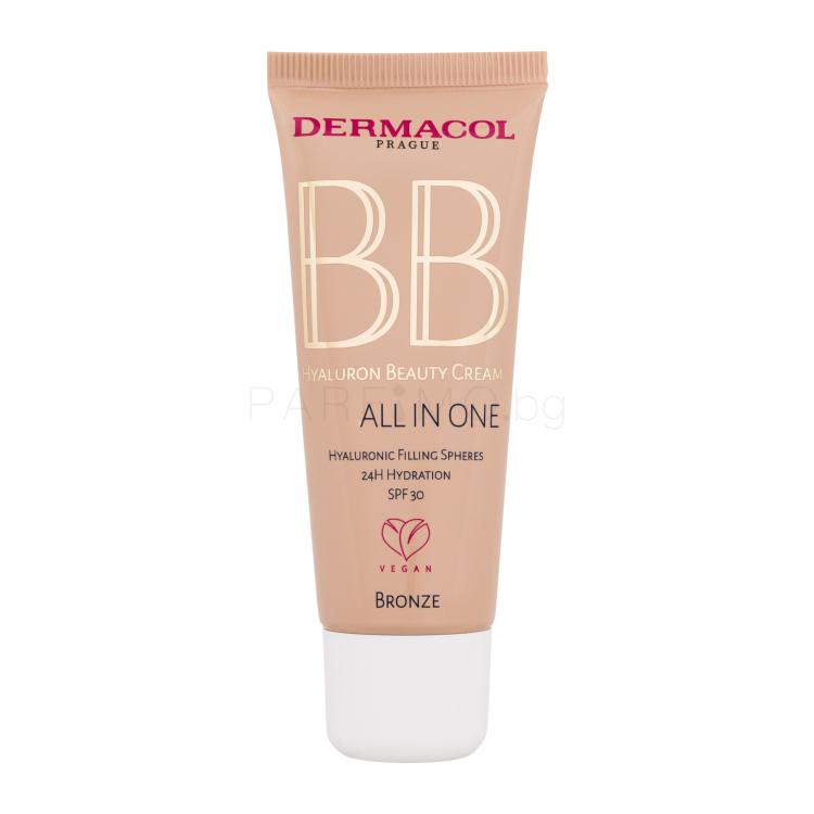 Dermacol BB Cream Hyaluron Beauty Cream All In One BB крем за жени 30 ml Нюанс 02 Bronze