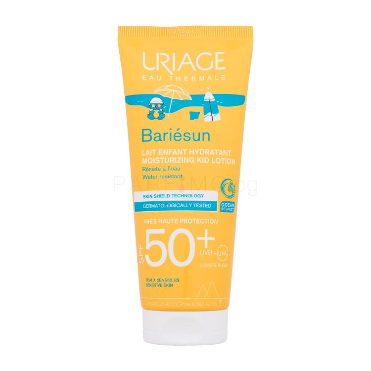 Uriage Bariésun Moisturizing Kid Lotion SPF50+ Слънцезащитна козметика за тяло за деца 100 ml