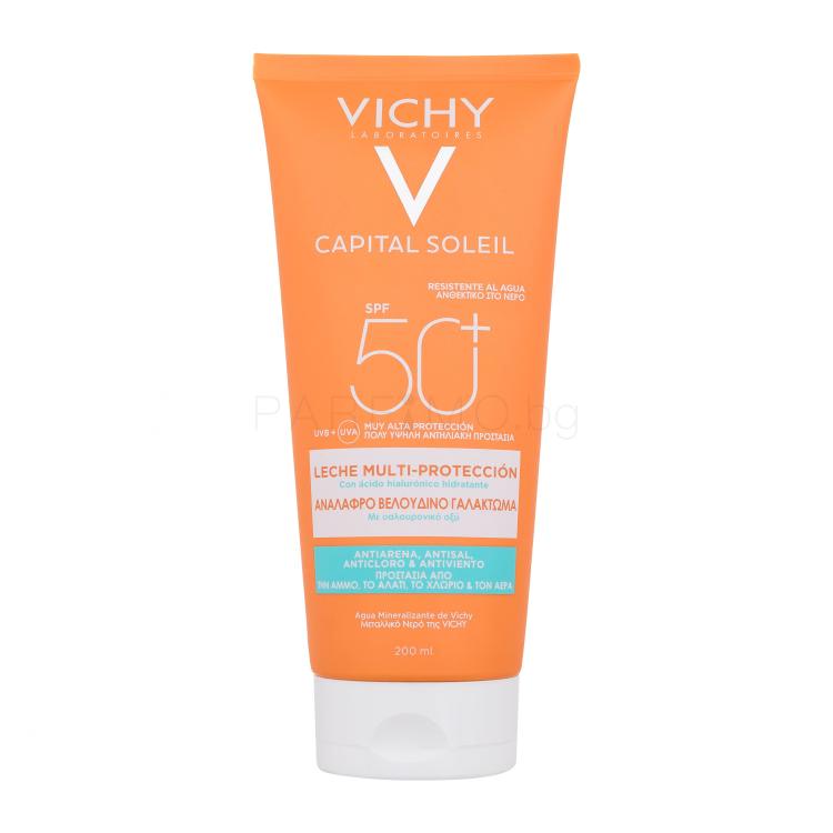 Vichy Capital Soleil Multi-Protection Milk SPF50+ Слънцезащитна козметика за тяло 200 ml