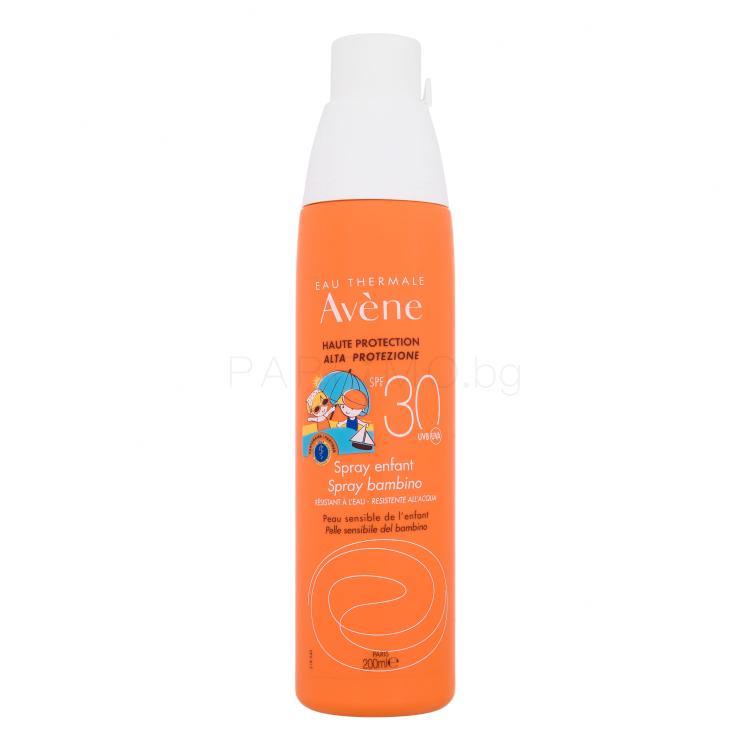 Avene Sun Kids Spray SPF30 Слънцезащитна козметика за тяло за деца 200 ml