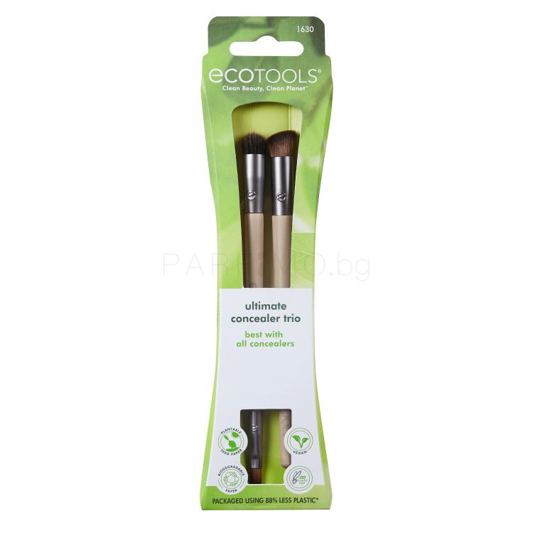 EcoTools Brush Ultimate Concealer Trio Четка за жени Комплект