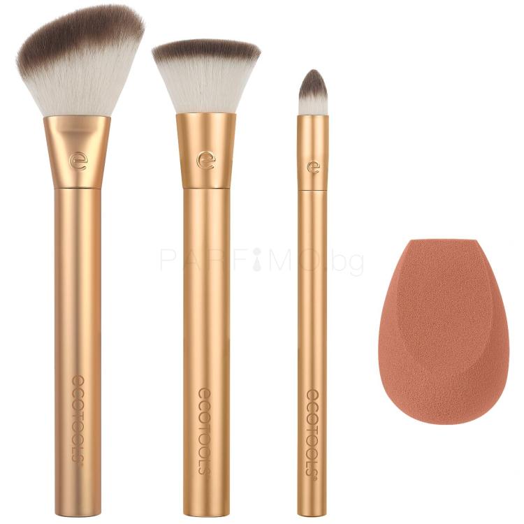 EcoTools Precious Metals Face Blend + Sculpt Set Четка за жени Комплект