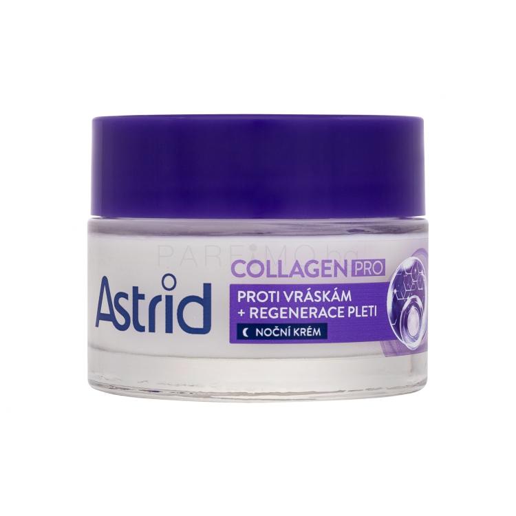 Astrid Collagen PRO Anti-Wrinkle And Regenerating Night Cream Нощен крем за лице за жени 50 ml