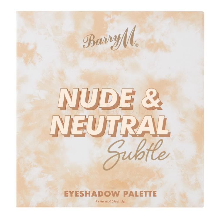 Barry M Nude &amp; Neutral Subtle Сенки за очи за жени 13,5 g