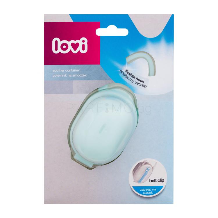 LOVI Soother Container Mint Калъф за биберон за деца 1 бр