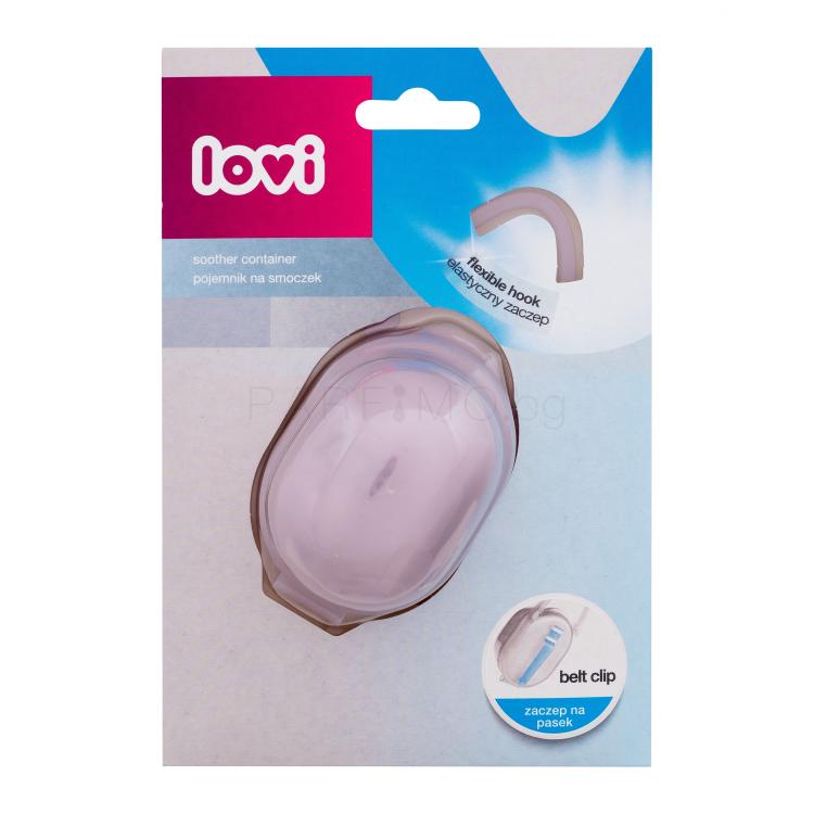 LOVI Soother Container Pink Калъф за биберон за деца 1 бр