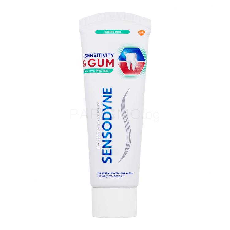 Sensodyne Sensitivity &amp; Gum Caring Mint Паста за зъби 75 ml