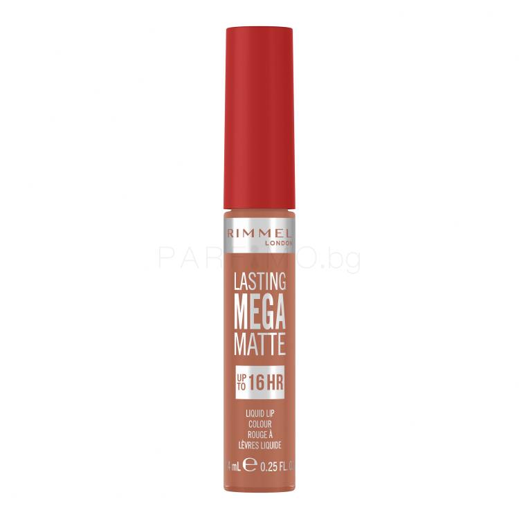 Rimmel London Lasting Mega Matte Liquid Lip Colour Червило за жени 7,4 ml Нюанс Be My Baby