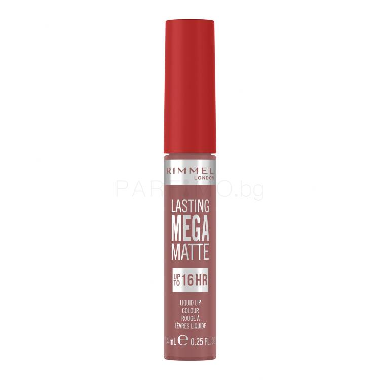 Rimmel London Lasting Mega Matte Liquid Lip Colour Червило за жени 7,4 ml Нюанс Blush