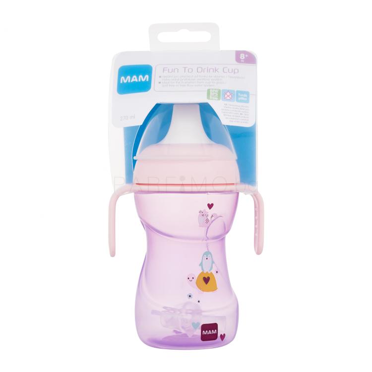 MAM Fun To Drink Cup 8m+ Blush Чаша за деца 270 ml