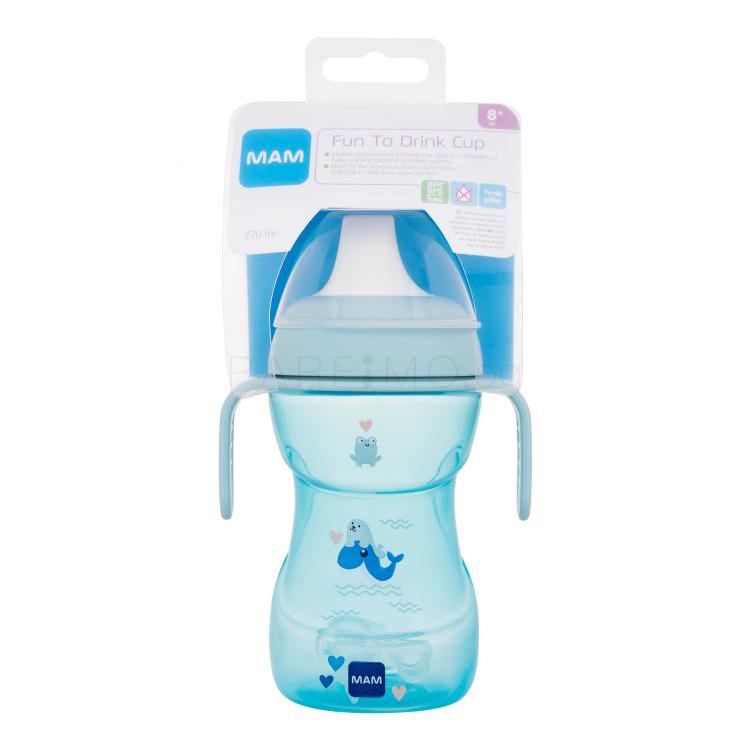 MAM Fun To Drink Cup 8m+ Sage Чаша за деца 270 ml