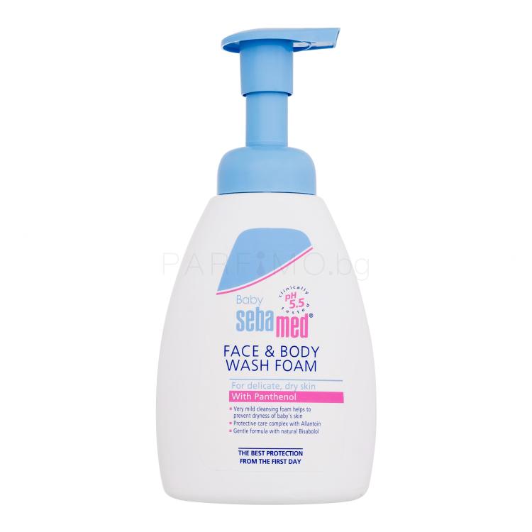 SebaMed Baby Face &amp; Body Wash Foam Душ пяна за деца 400 ml