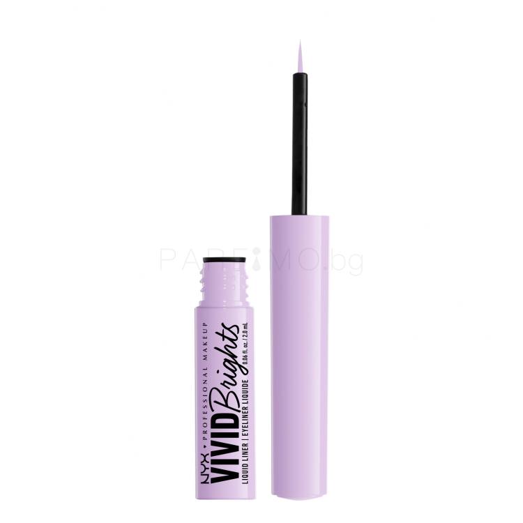 NYX Professional Makeup Vivid Brights Очна линия за жени 2 ml Нюанс 07 Lilac Link