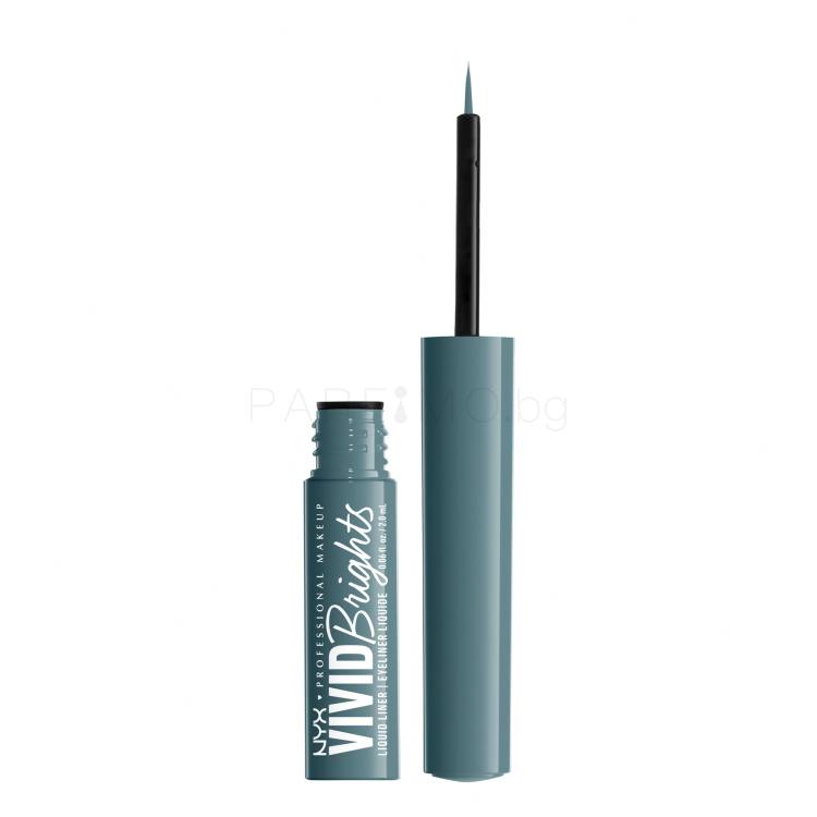 NYX Professional Makeup Vivid Brights Очна линия за жени 2 ml Нюанс 01 Cyan Simp