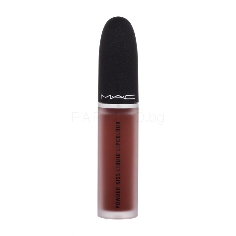 MAC Powder Kiss Liquid Червило за жени 5 ml Нюанс 982 Marrakesh-Mere