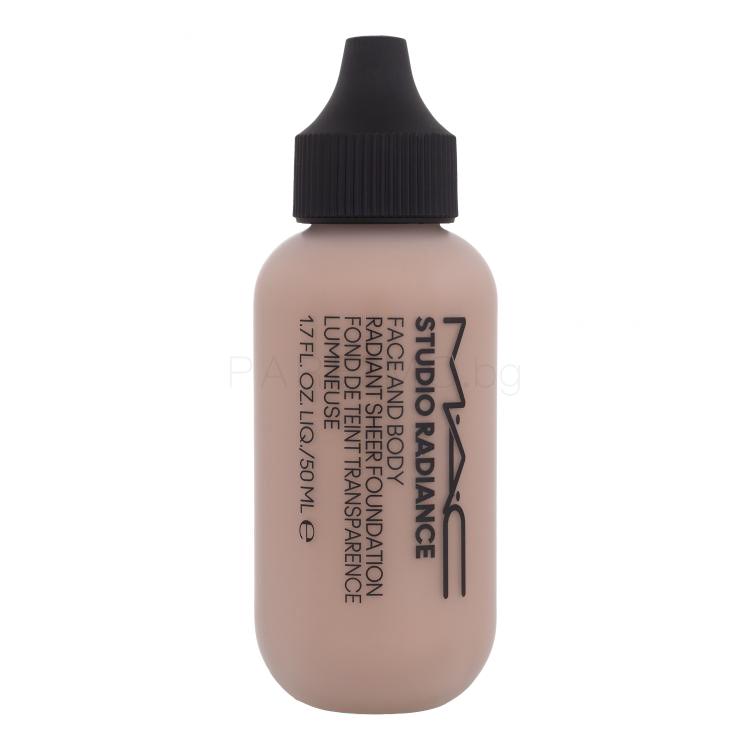 MAC Studio Radiance Face And Body Radiant Sheer Foundation Фон дьо тен за жени 50 ml Нюанс N5