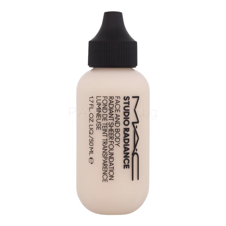 MAC Studio Radiance Face And Body Radiant Sheer Foundation Фон дьо тен за жени 50 ml Нюанс C0