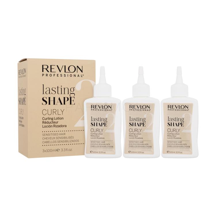 Revlon Professional Lasting Shape Curly Curling Lotion Sensitised Hair 2 За задържане на къдриците за жени 3x100 ml