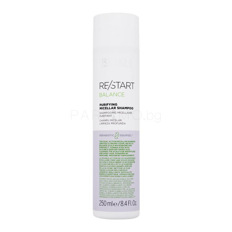 Revlon Professional Re/Start Balance Purifying Micellar Shampoo Шампоан за жени 250 ml