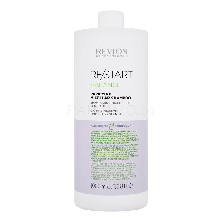 Revlon Professional Re/Start Balance Purifying Micellar Shampoo Шампоан за жени 1000 ml