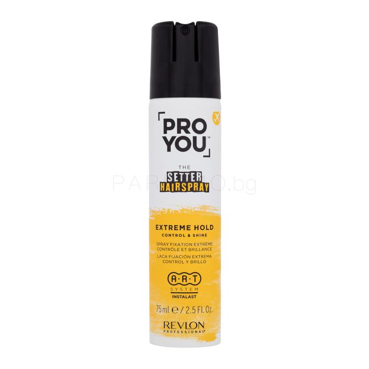 Revlon Professional ProYou The Setter Hairspray Extreme Hold Лак за коса за жени 75 ml