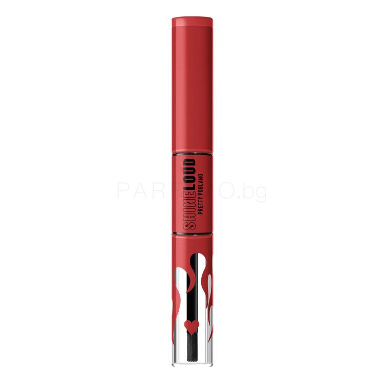 NYX Professional Makeup Shine Loud Червило за жени 3,4 ml Нюанс 33 Pretty Pobland