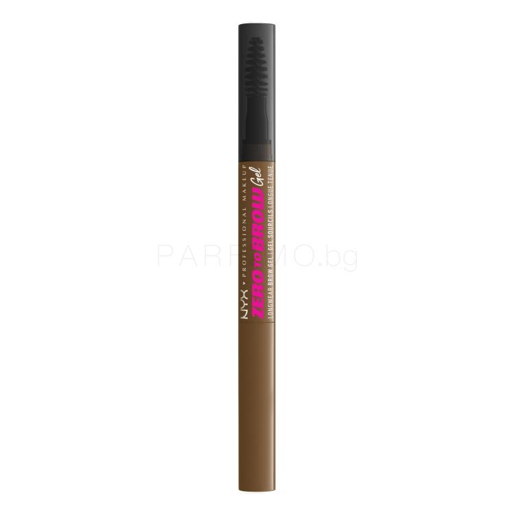 NYX Professional Makeup Zero To Brow Гел и помада за вежди за жени 2 ml Нюанс 03 Taupe